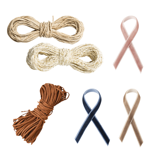 Sample lint, koord en touw